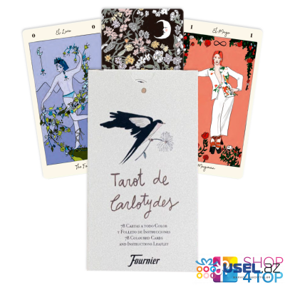 Tarot kartları Fournier Tarot de Carlotydes 
